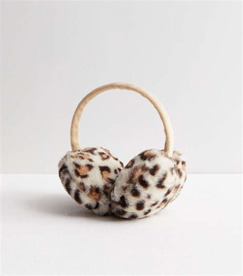 leopard print ear muffs|More.